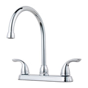 Pfister Pfirst Series 2-Handle Kitchen Faucet G136-2000 in Polished Chrome