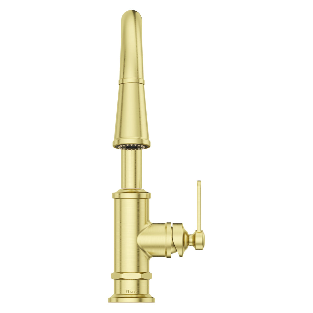 Pfister Port Haven 1-Handle Pull-Down Kitchen Faucet in Brushed Gold - view 6