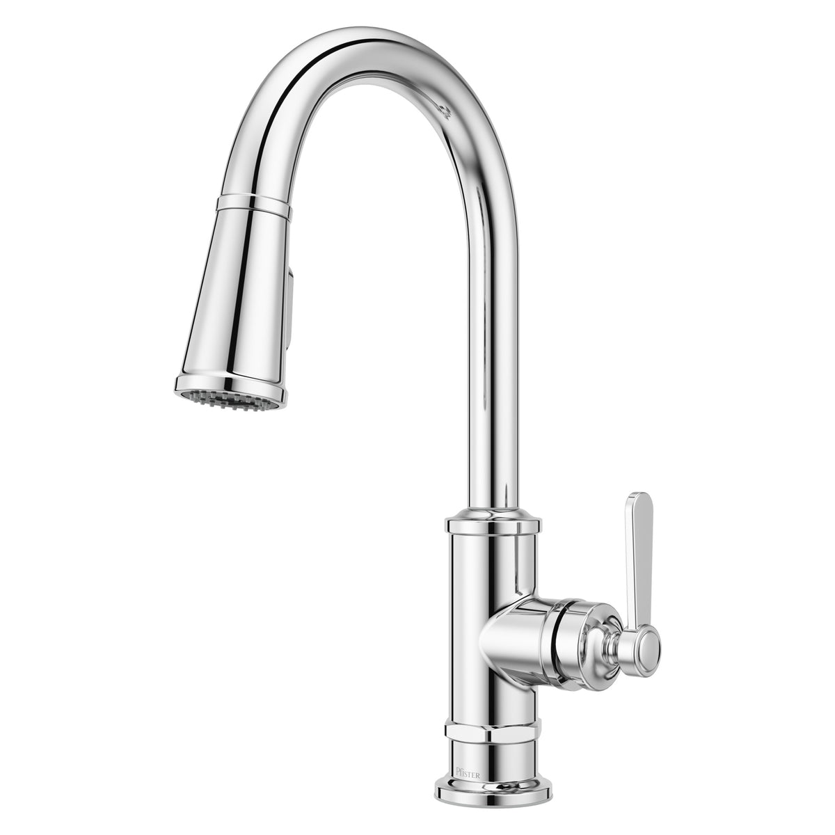 Pfister Port Haven 1-Handle Pull-Down Kitchen Faucet in Polished Chrome