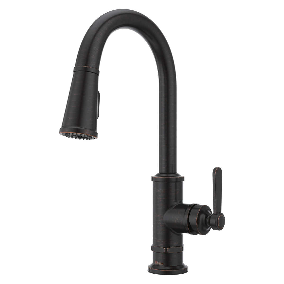 Pfister Port Haven 1-Handle Pull-Down Kitchen Faucet in Tuscan Bronze