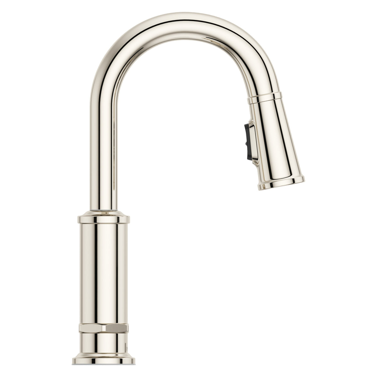 Pfister Port Haven 1-Handle Pull-Down Bar & Prep Faucet in Polished Nickel - view 2