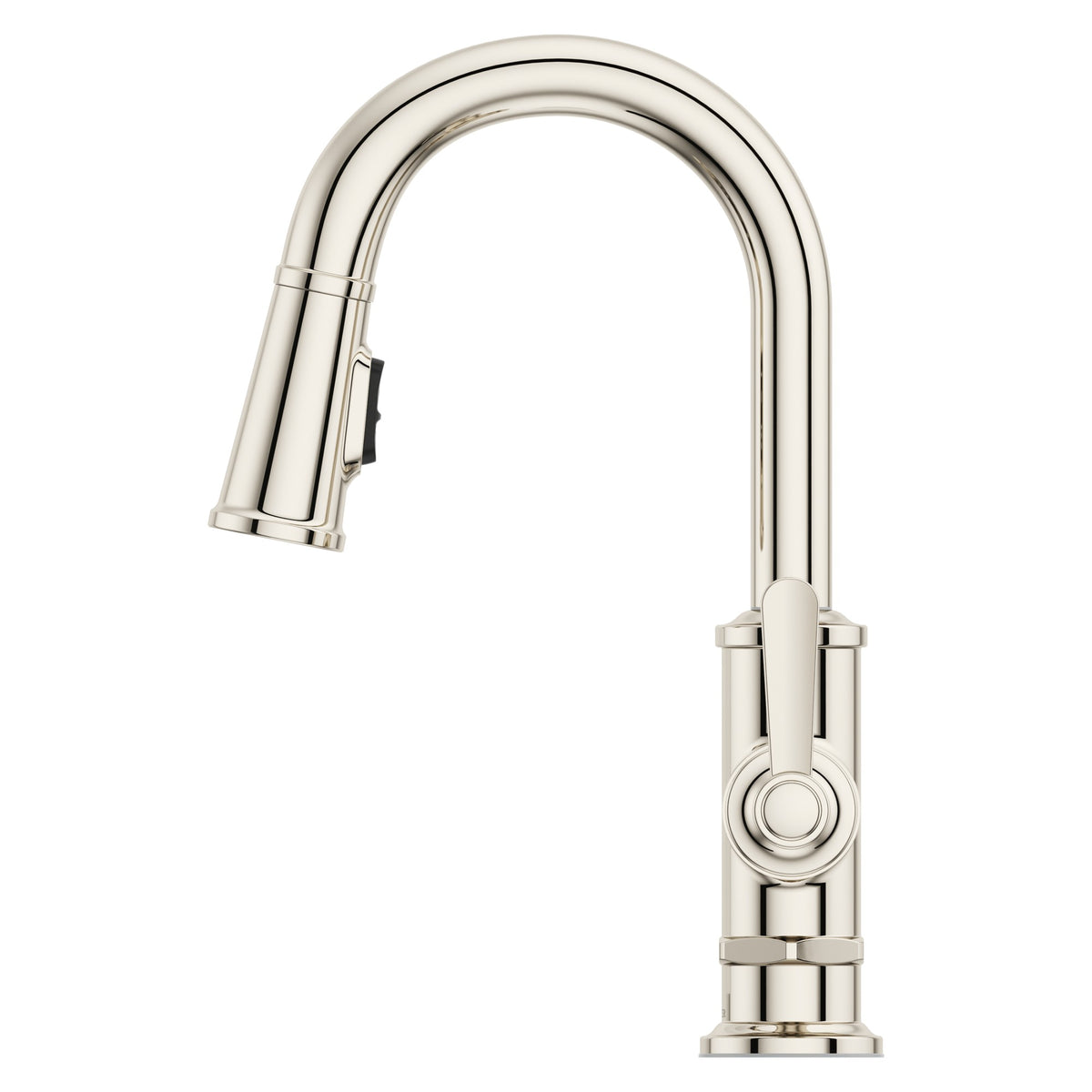 Pfister Port Haven 1-Handle Pull-Down Bar & Prep Faucet in Polished Nickel - view 3