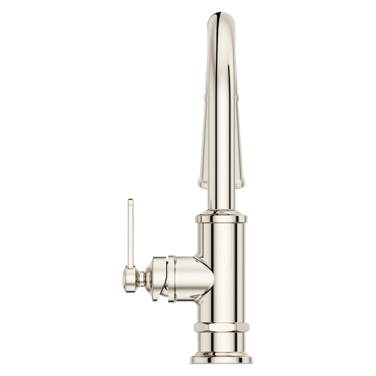 Pfister Port Haven 1-Handle Pull-Down Bar & Prep Faucet in Polished Nickel - view 5