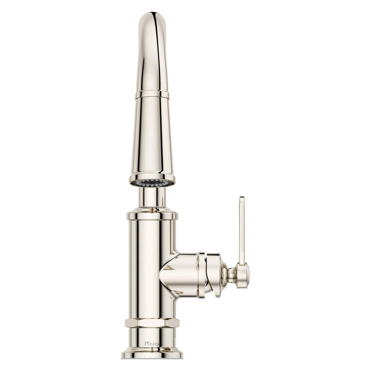 Pfister Port Haven 1-Handle Pull-Down Bar & Prep Faucet in Polished Nickel - view 6