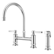 Pfister Port Haven 2-Handle Kitchen Faucet in Polished Chrome