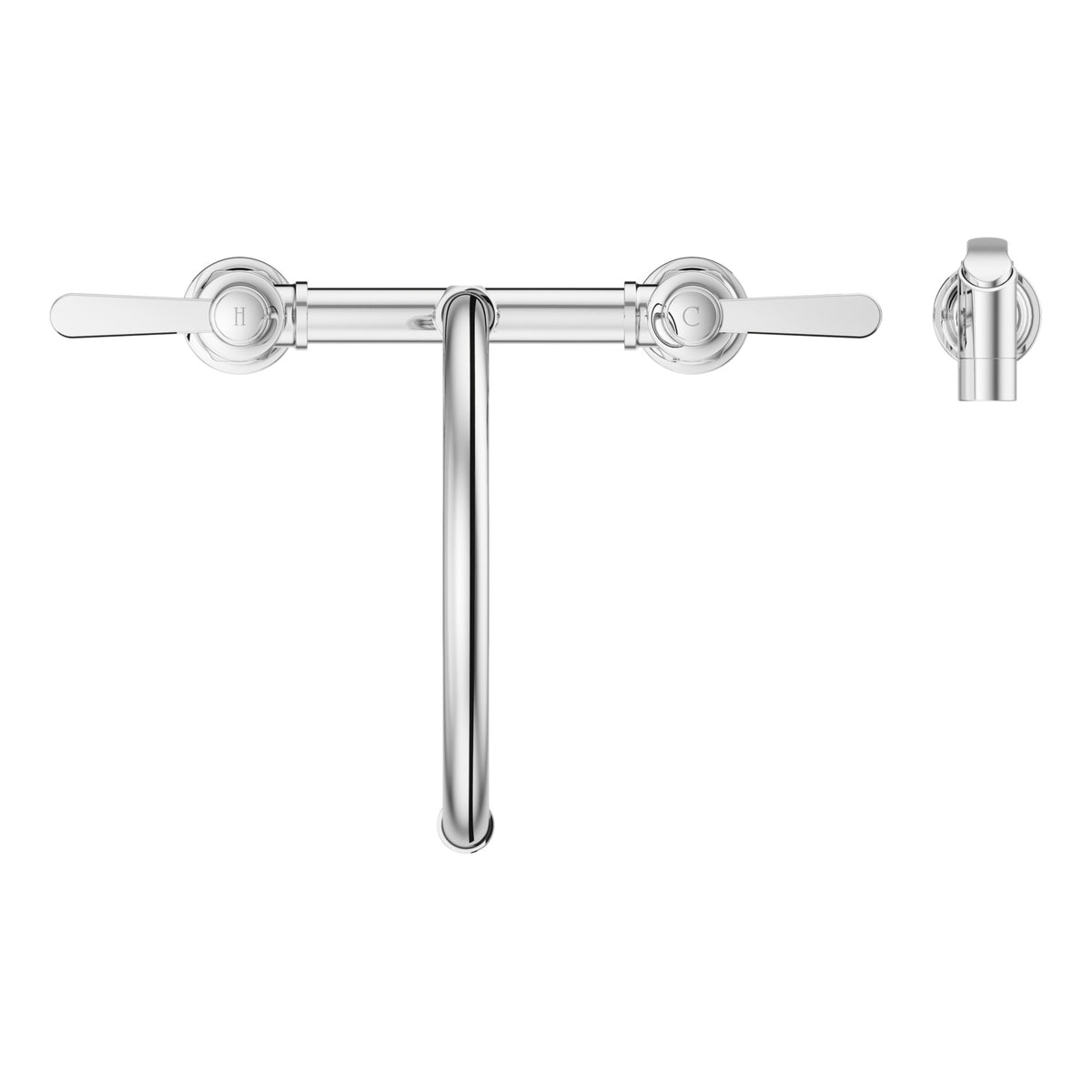 Pfister Port Haven 2-Handle Kitchen Faucet in Polished Chrome - view 4