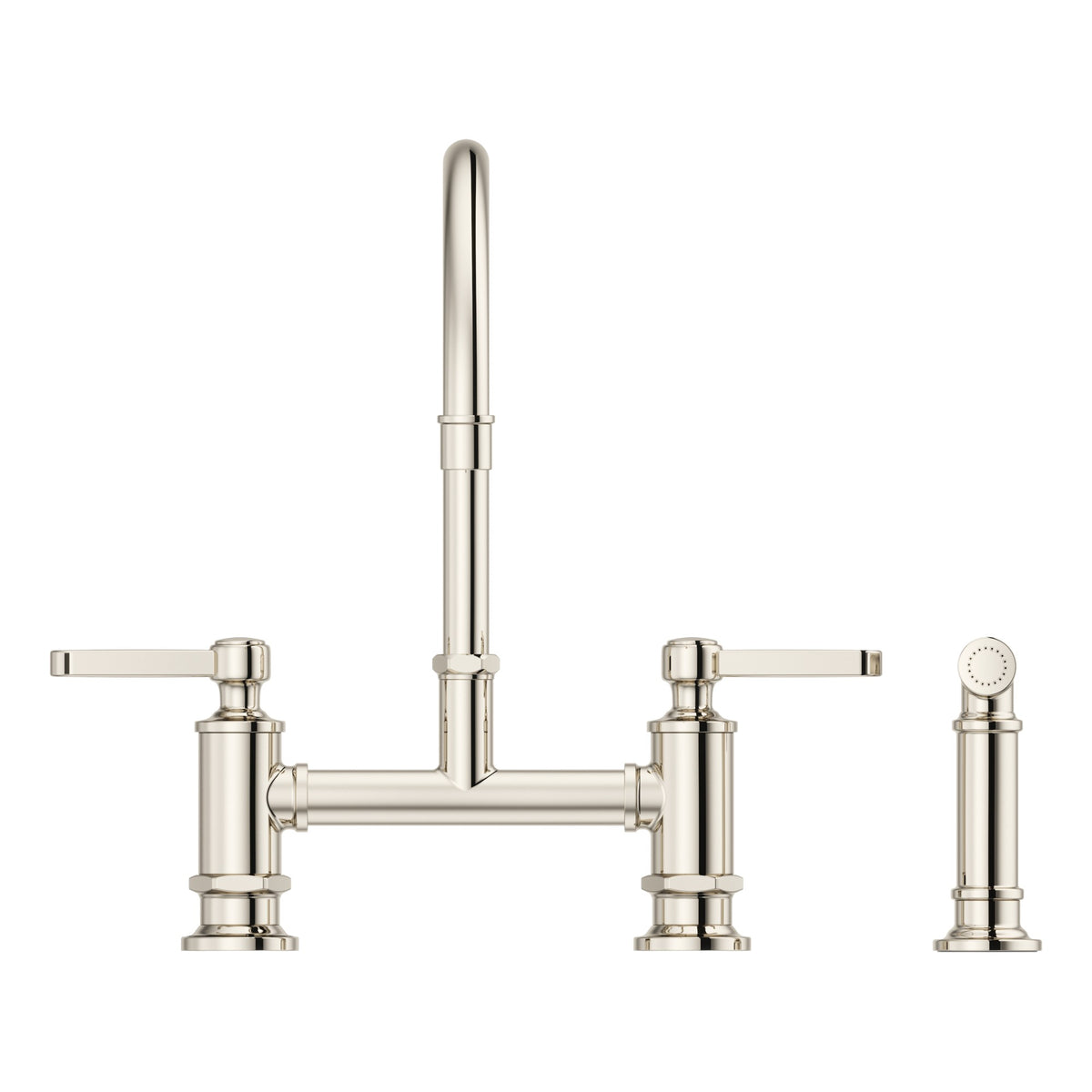 Pfister Port Haven 2-Handle Kitchen Faucet in Polished Nickel - view 6