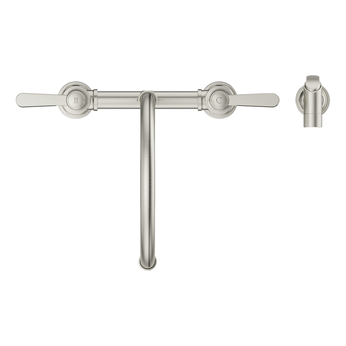 Pfister Port Haven 2-Handle Kitchen Faucet in Stainless Steel - view 4