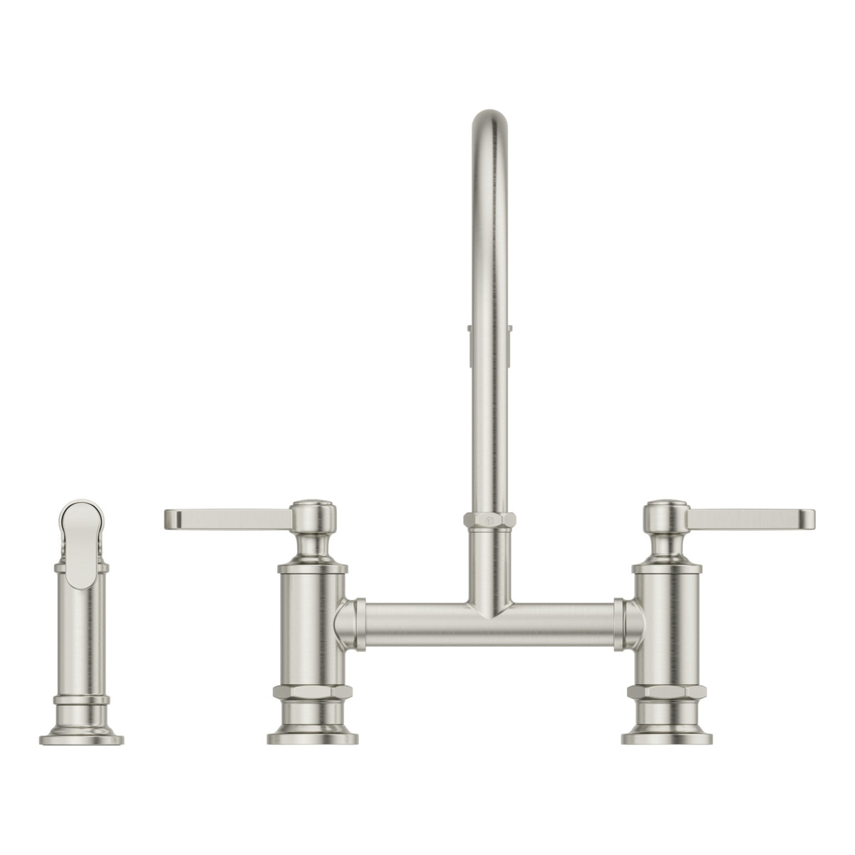 Pfister Port Haven 2-Handle Kitchen Faucet in Stainless Steel - view 5