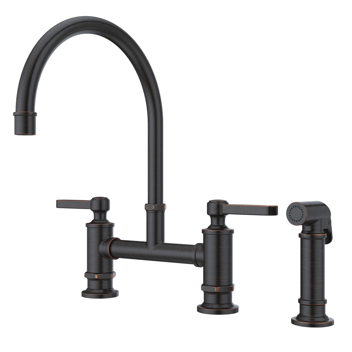 Pfister Port Haven 2-Handle Kitchen Faucet in Tuscan Bronze