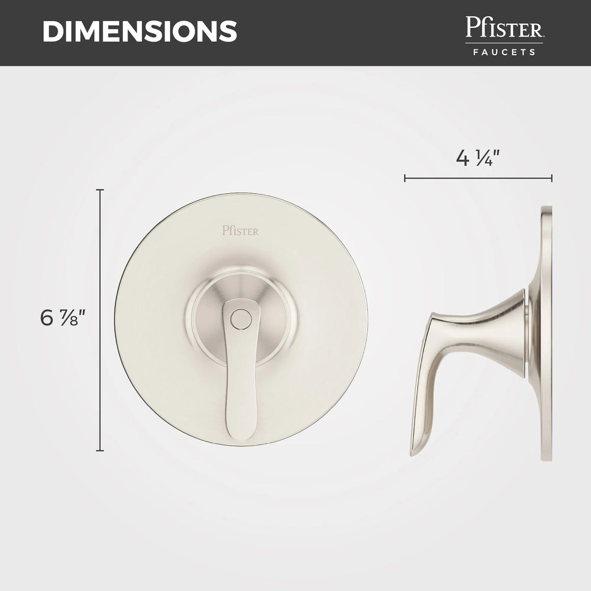 Pfister Weller Valve Only Trim Kit in Brushed Nickel - view 6