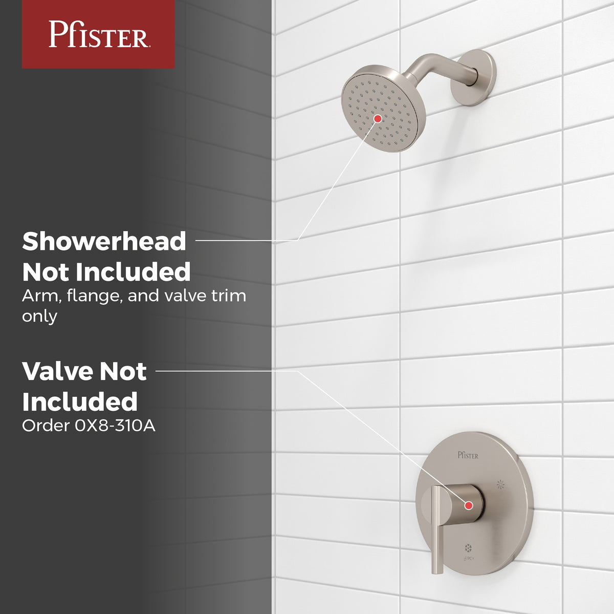 Pfister R89-7BIK Brushed Nickel - detail 1