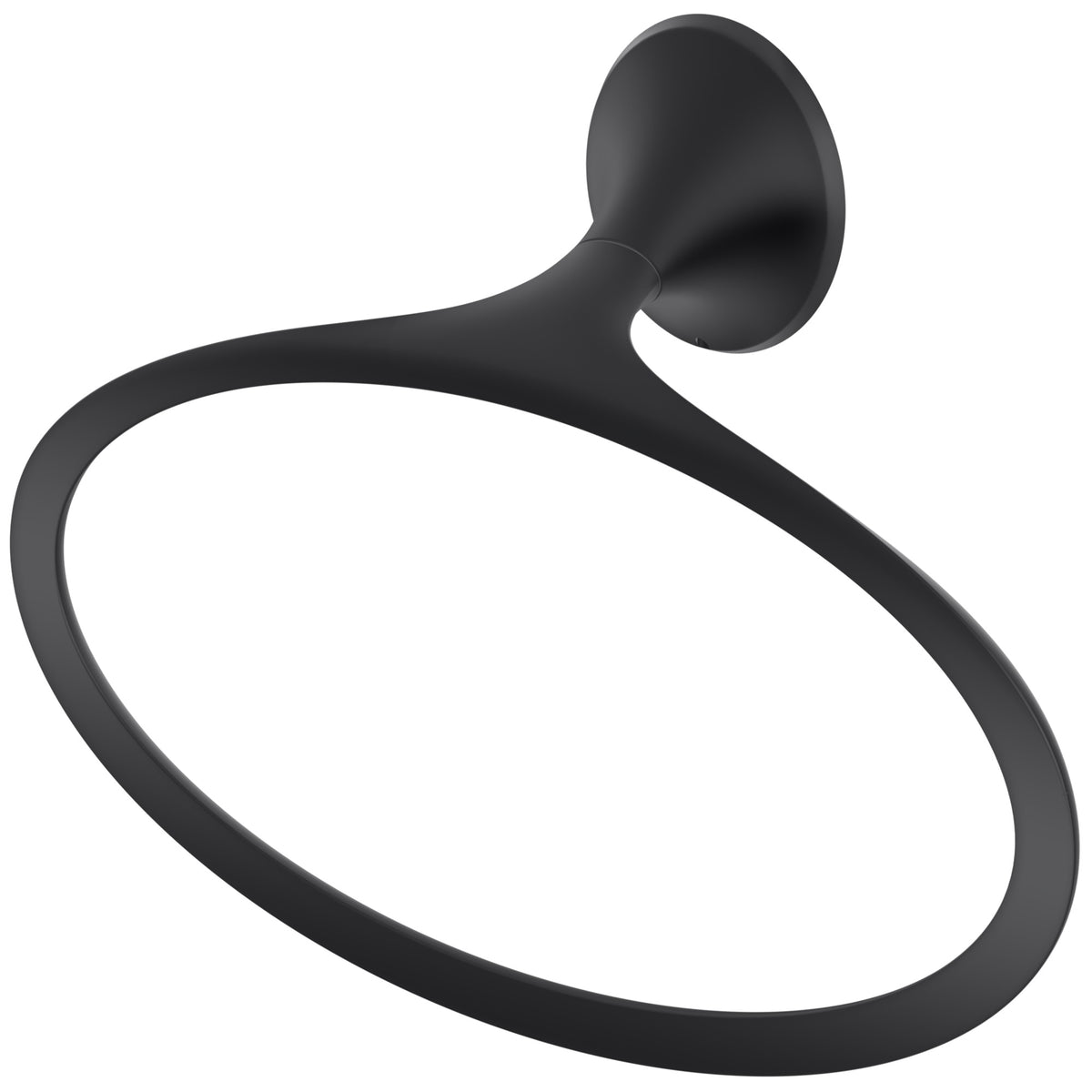 Pfister Rhen Towel Ring in Matte Black