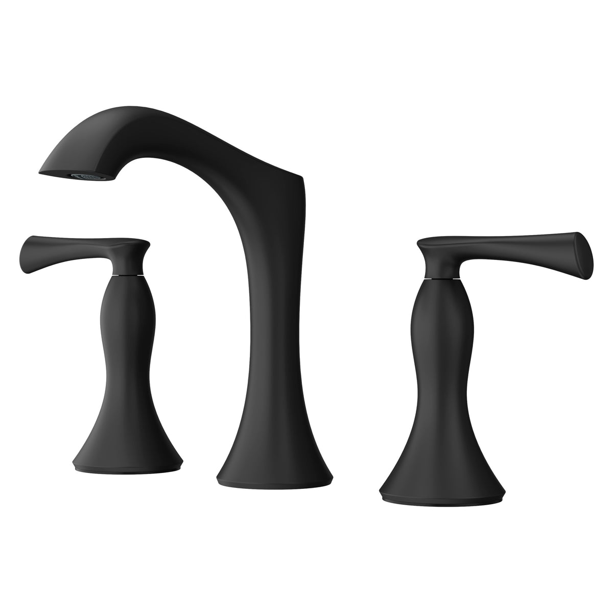 Pfister Rhen 2-Handle 8" Widespread Bathroom Faucet in Matte Black