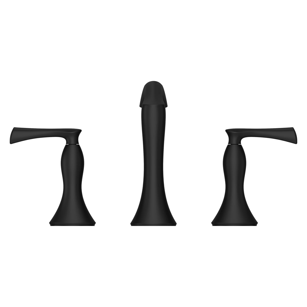 Pfister Rhen 2-Handle 8" Widespread Bathroom Faucet in Matte Black - view 5