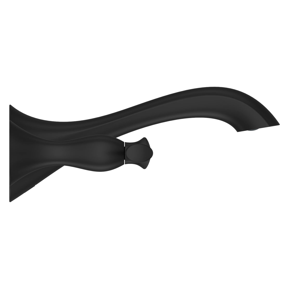 Pfister Rhen 2-Handle Wall Mount Bathroom Faucet in Matte Black - view 2
