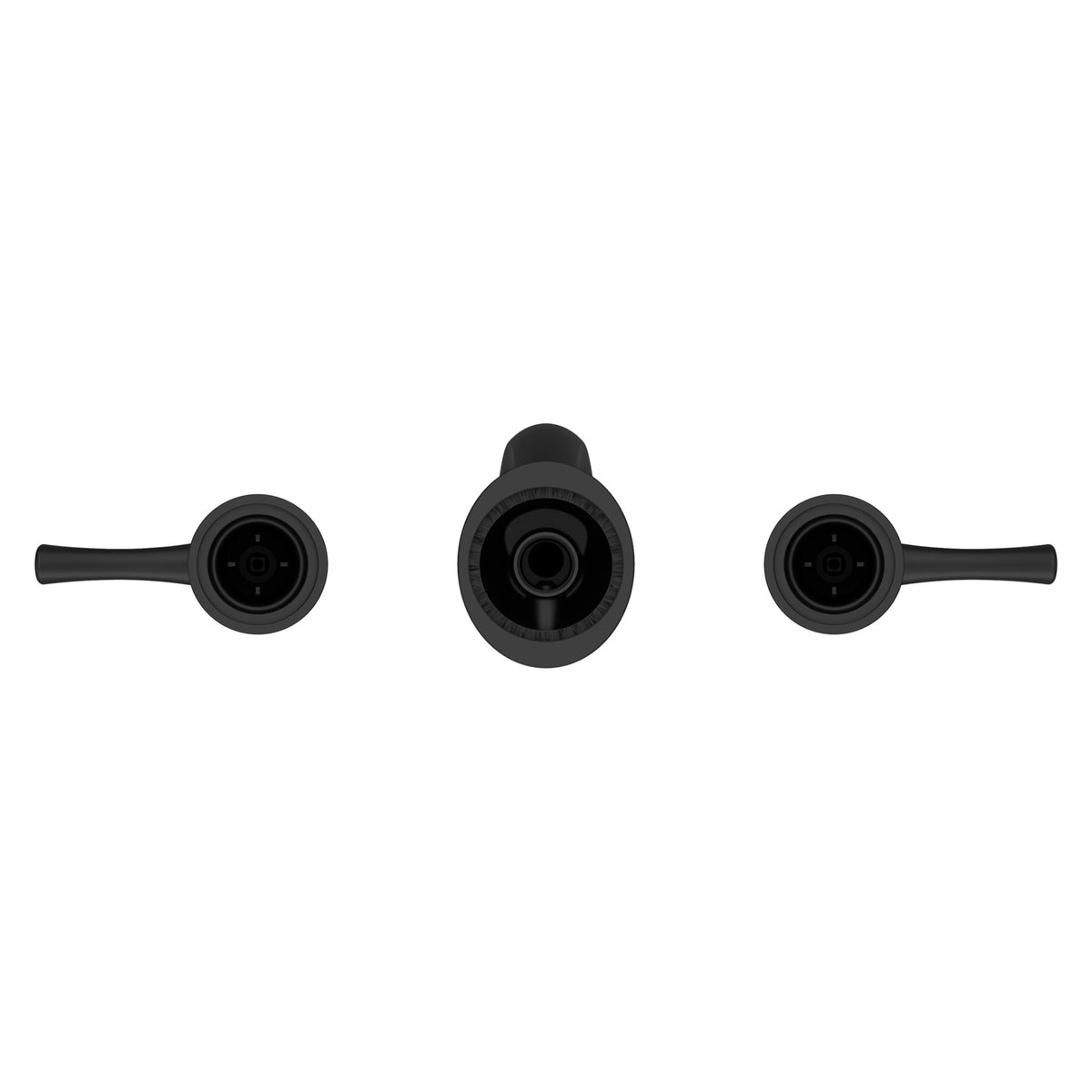 Pfister Rhen 2-Handle Wall Mount Bathroom Faucet in Matte Black - view 5