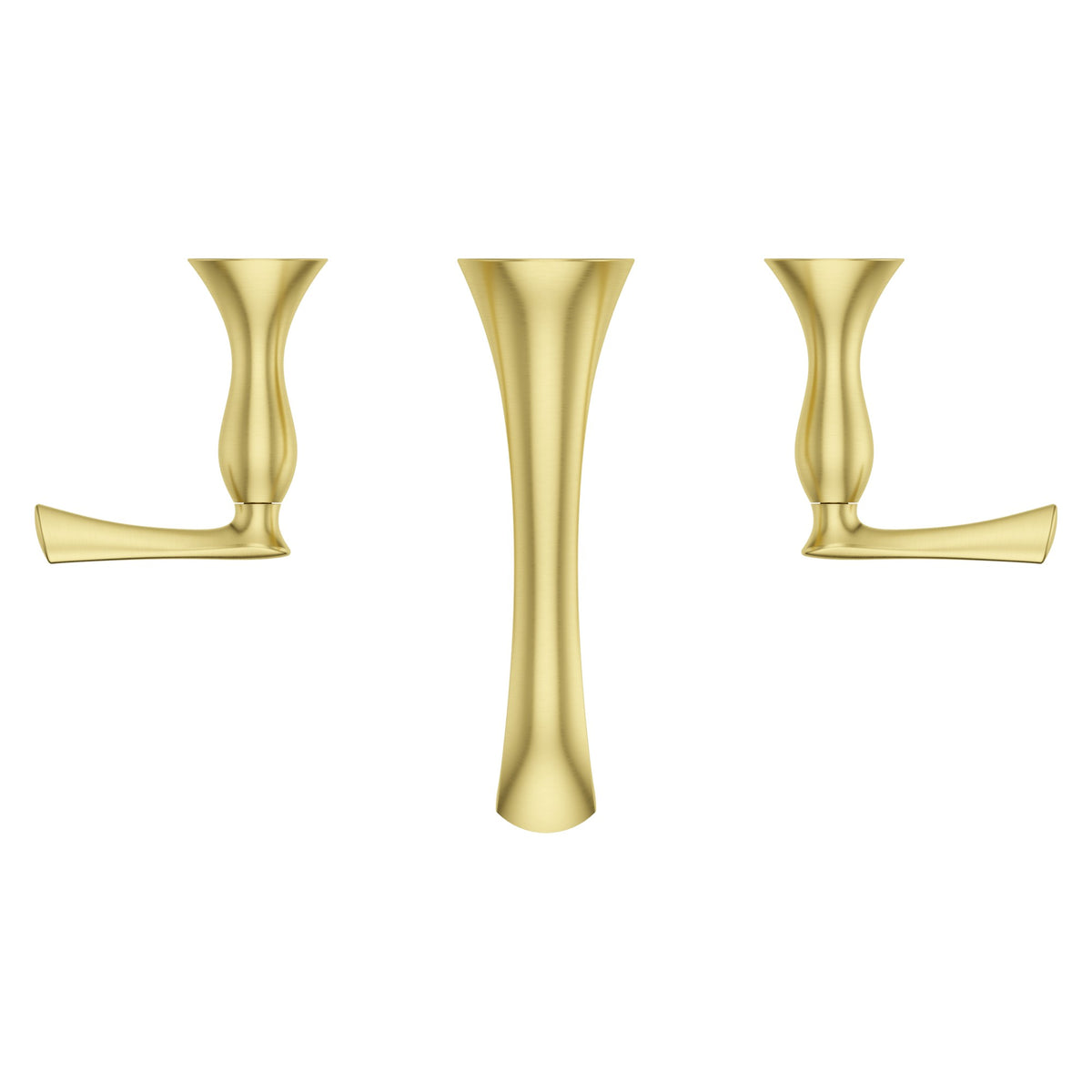 Pfister Rhen 2-Handle Wall Mount Bathroom Faucet in Brushed Gold - view 4