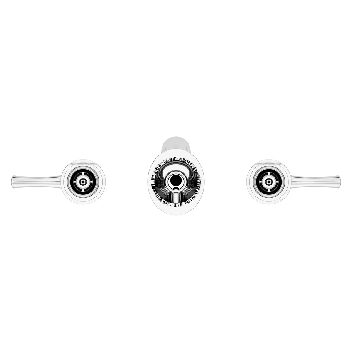 Pfister Rhen 2-Handle Wall Mount Bathroom Faucet in Polished Chrome - view 5