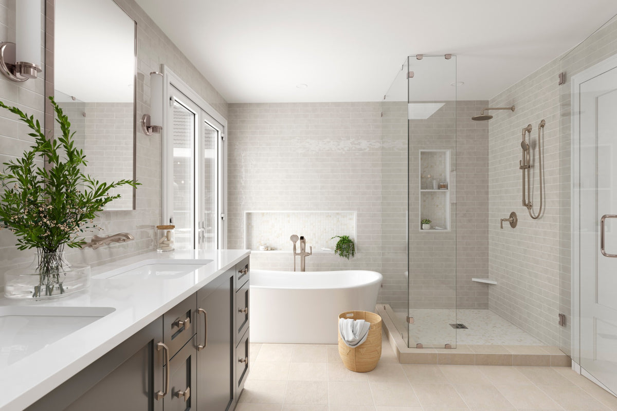 Pfister LG49-RH4K Brushed Nickel - room scene 1