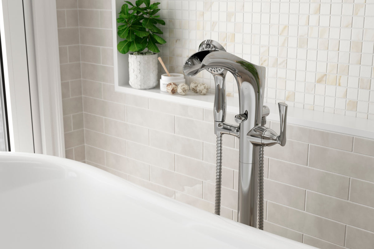 Pfister Rhen Free-Standing Tub Filler in Polished Chrome - view 7