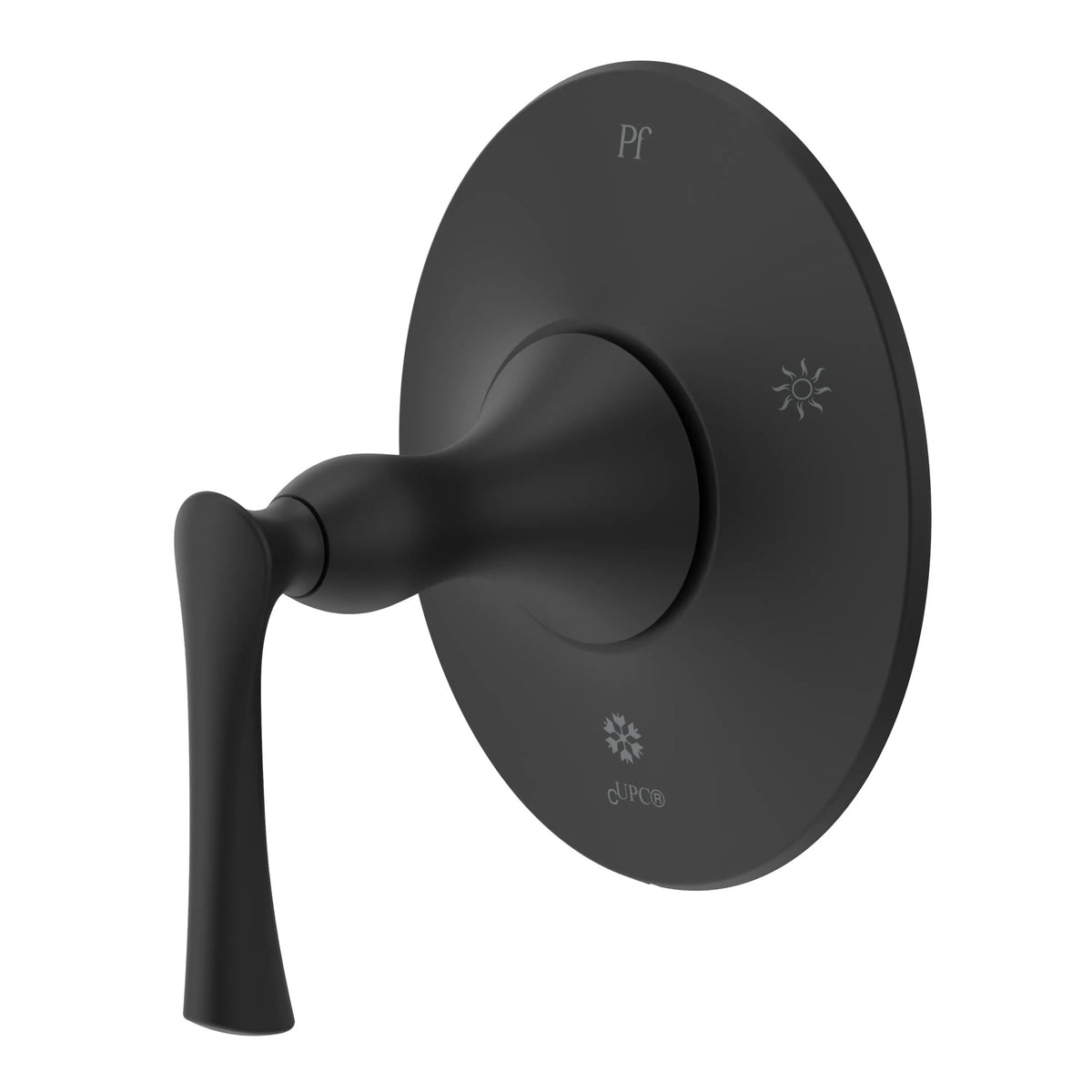 Pfister Rhen Valve Only Trim Kit in Matte Black