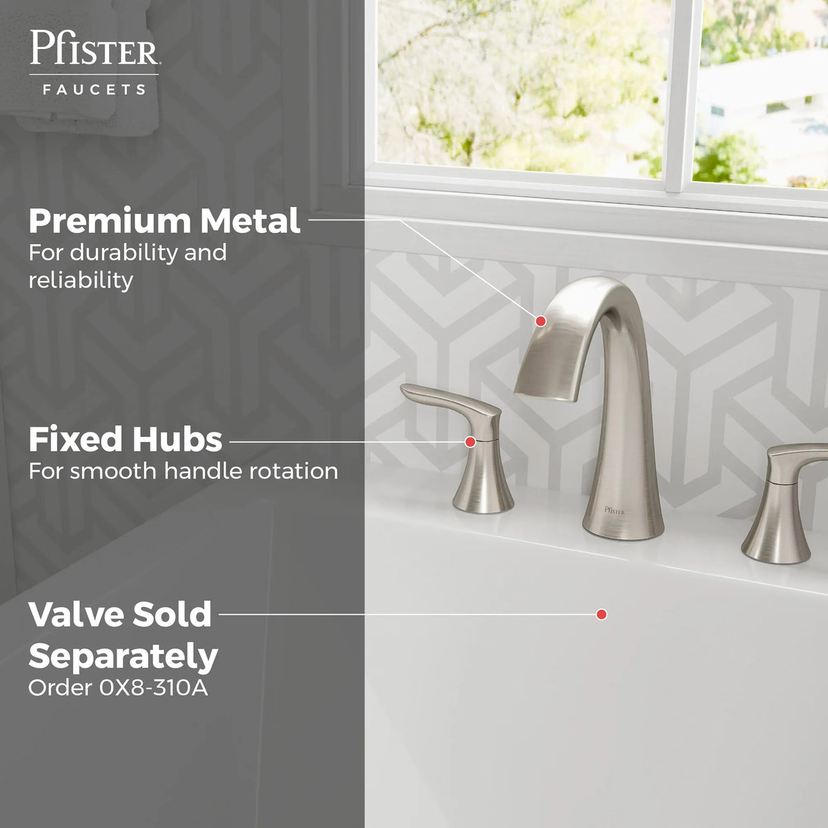 Pfister RT6-5WRK Brushed Nickel - detail 2