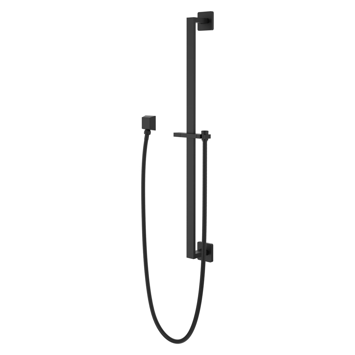 Pfister Modern Square Slide Bar in Matte Black