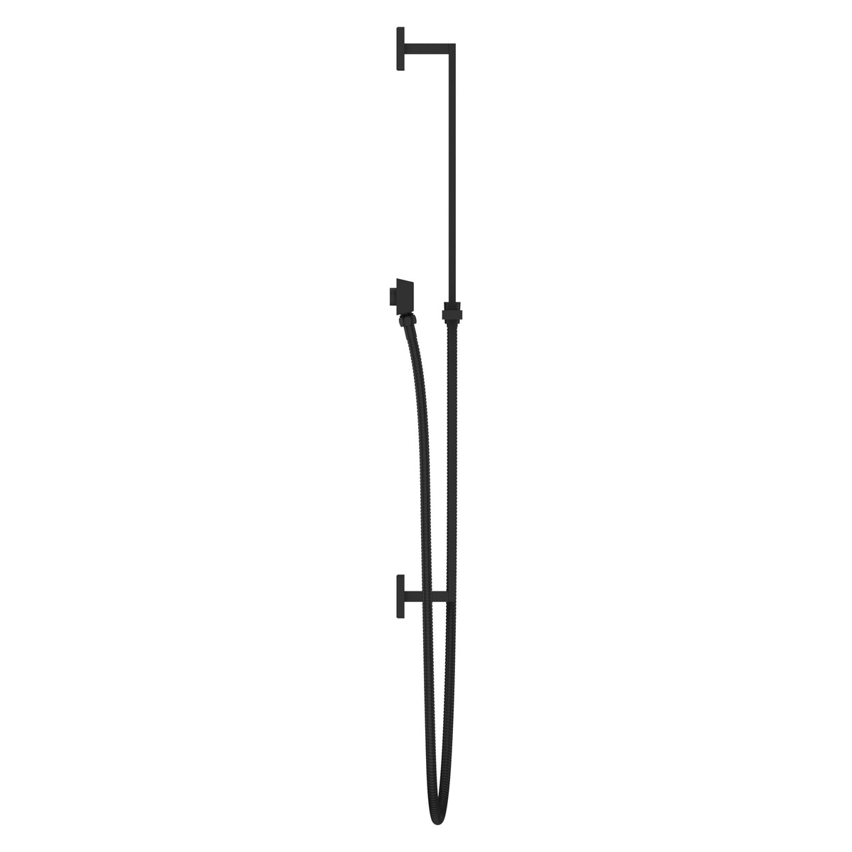 Pfister Modern Square Slide Bar in Matte Black - view 3
