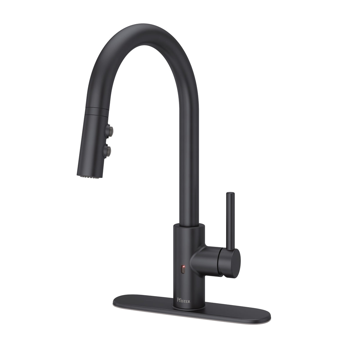 Pfister Stellen 1-Handle Touchless Kitchen Faucet in Matte Black - view 2
