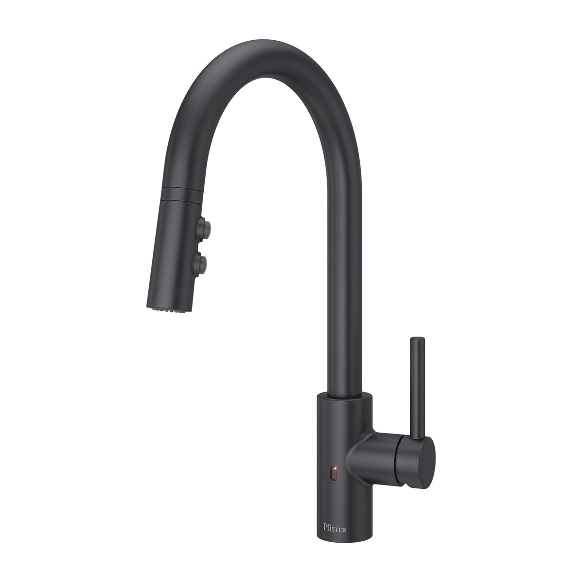 Pfister Stellen 1-Handle Touchless Kitchen Faucet in Matte Black
