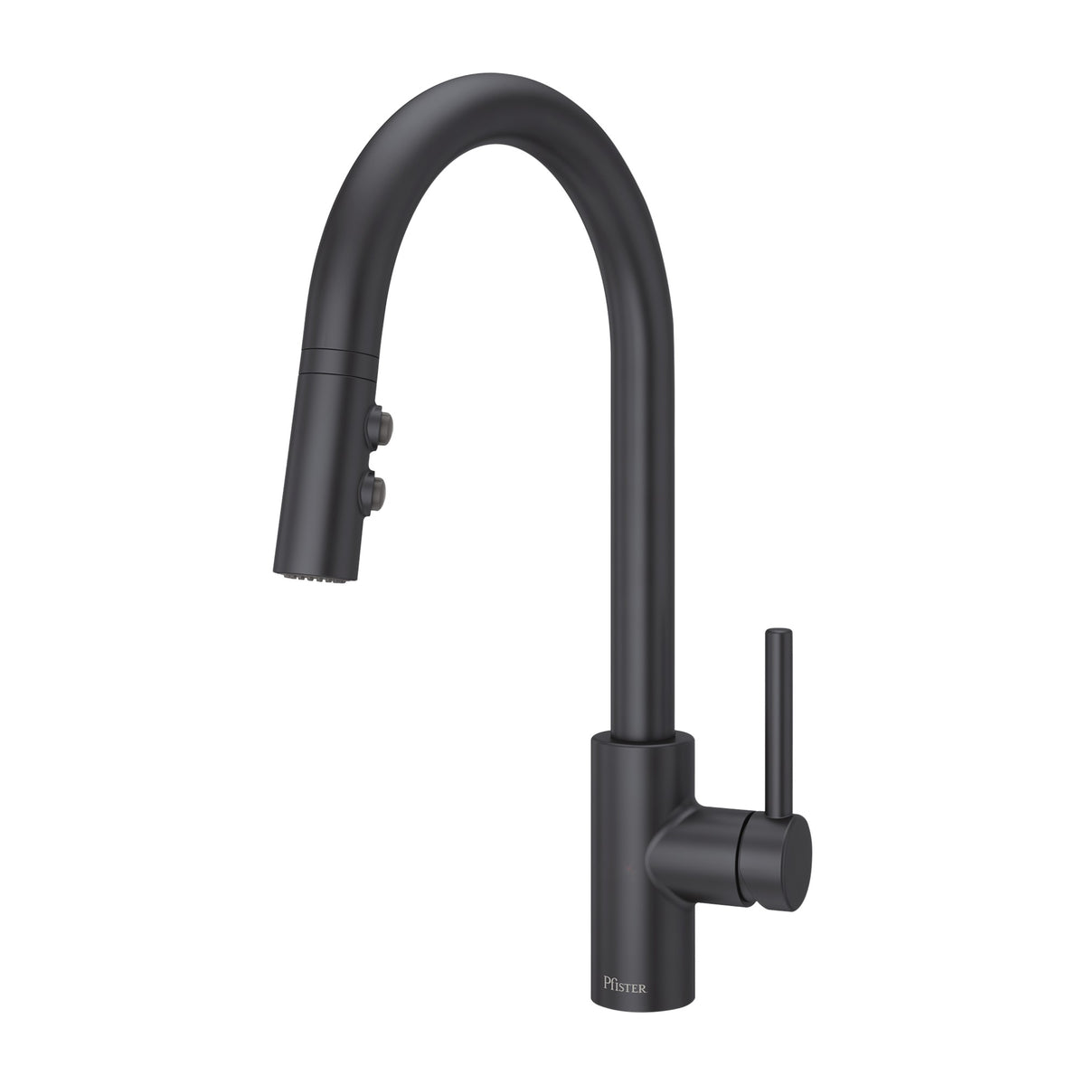 Pfister Stellen 1-Handle Pull-Down Kitchen Faucet in Matte Black