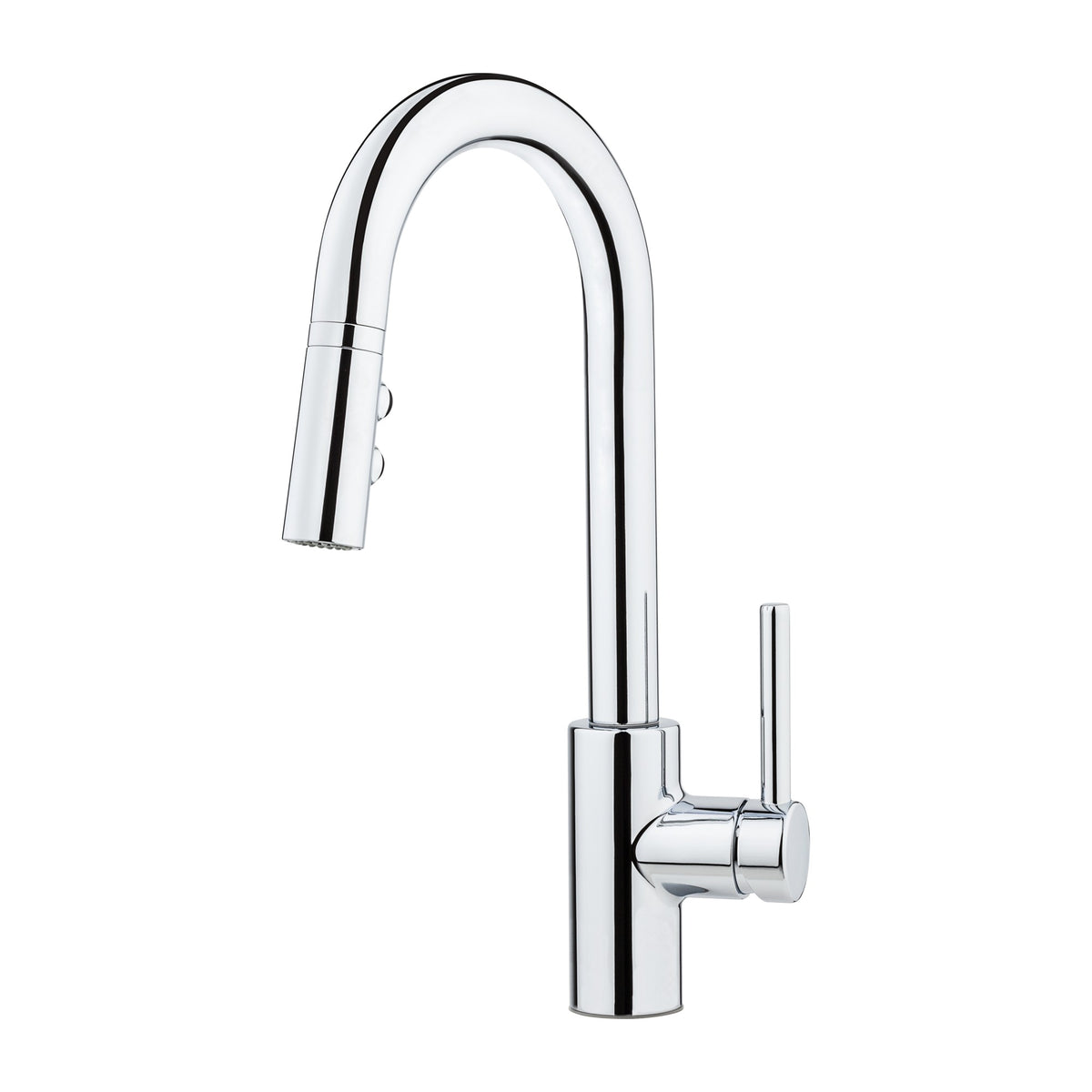 Pfister Stellen 1-Handle Pull-Down Bar & Prep Faucet in Polished Chrome