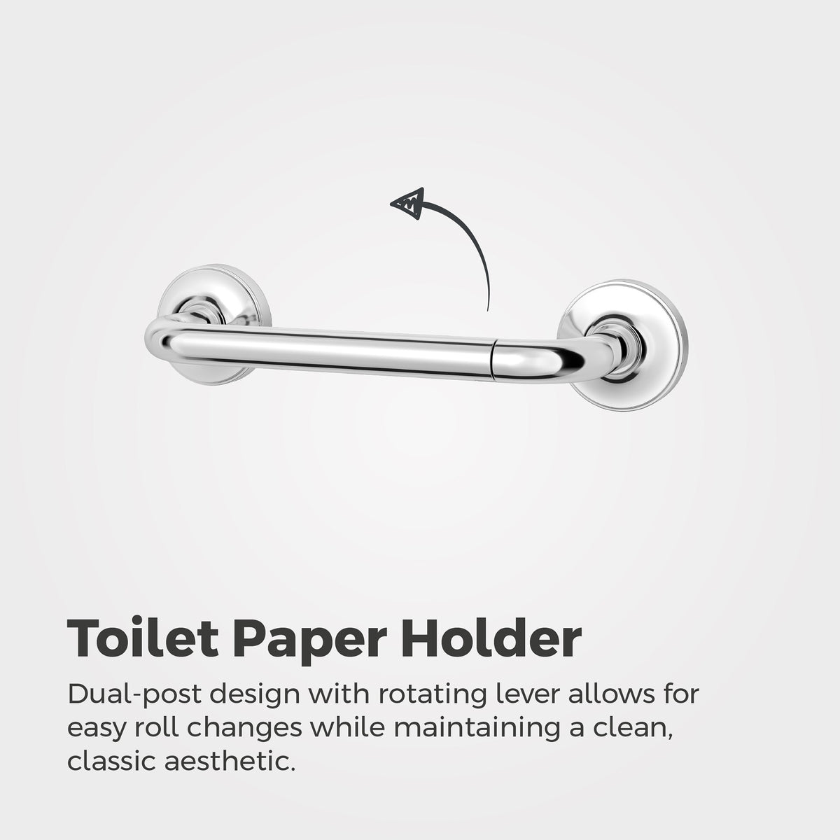 Pfister Tenet Toilet Paper Holder in Polished Chrome - view 5