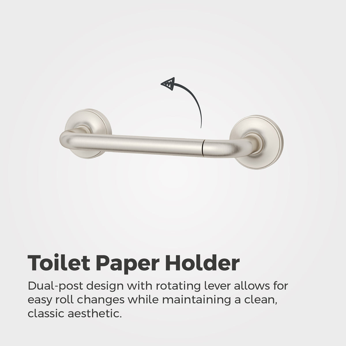 Pfister Tenet Toilet Paper Holder in Brushed Nickel - view 5