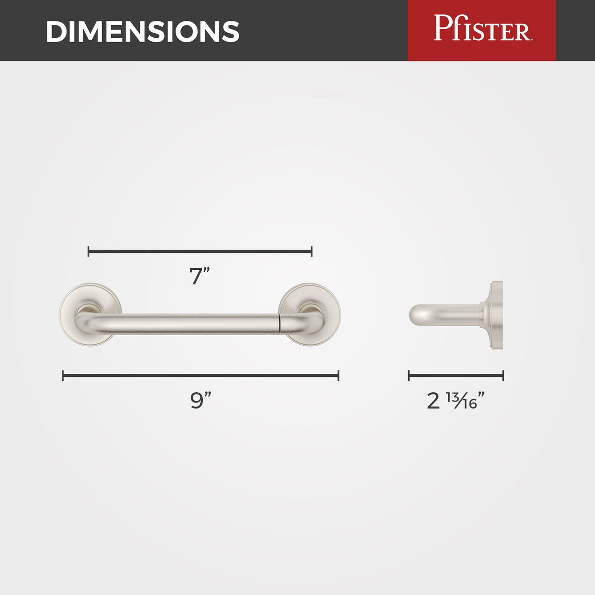 Pfister BPH-TNTK Brushed Nickel - detail 1