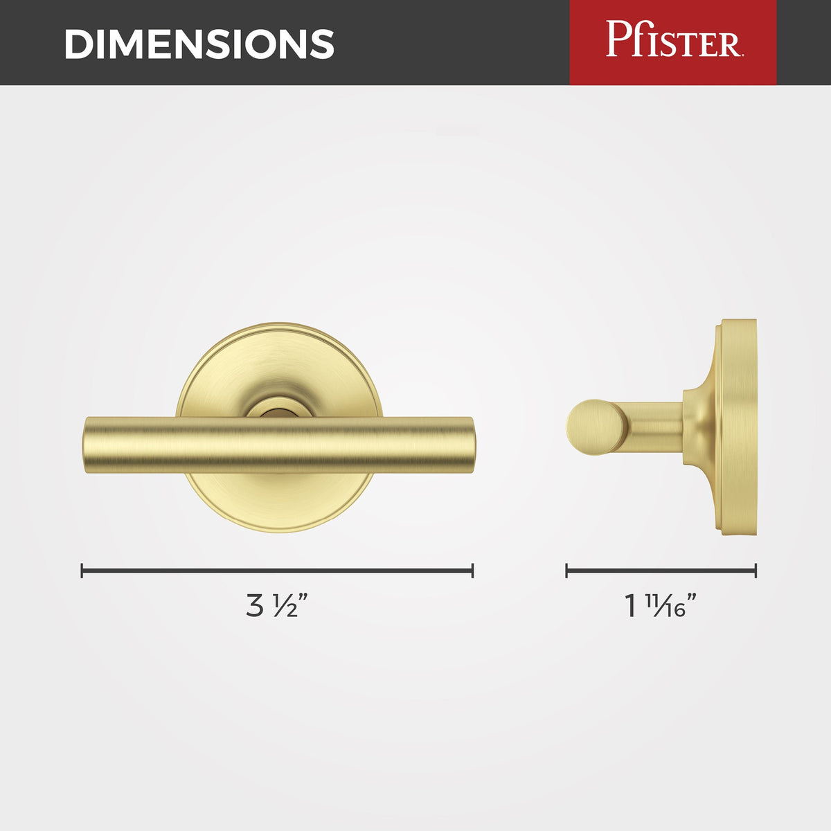 Pfister BRH-TNTBG Brushed Gold - detail 1