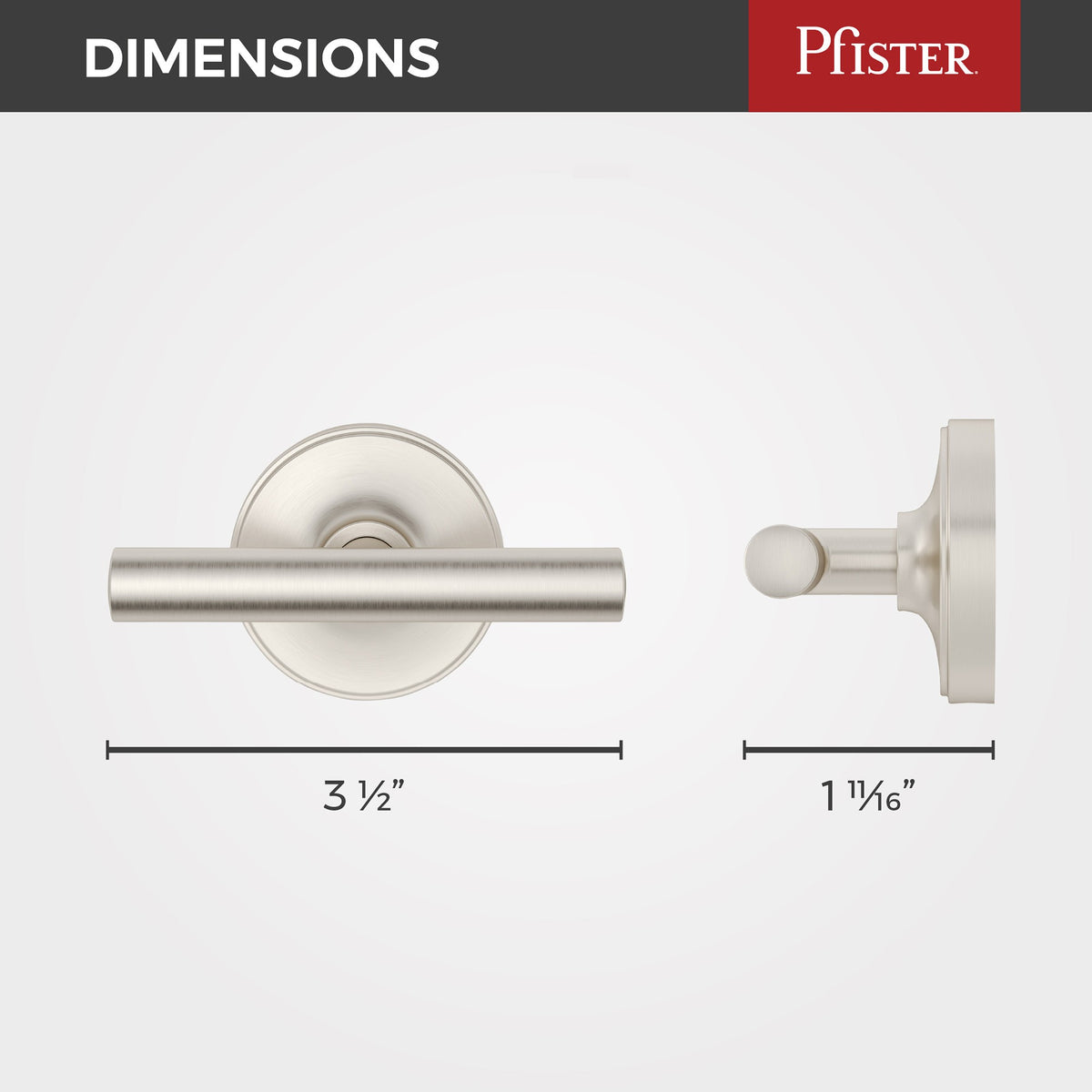 Pfister BRH-TNTK Brushed Nickel - detail 1