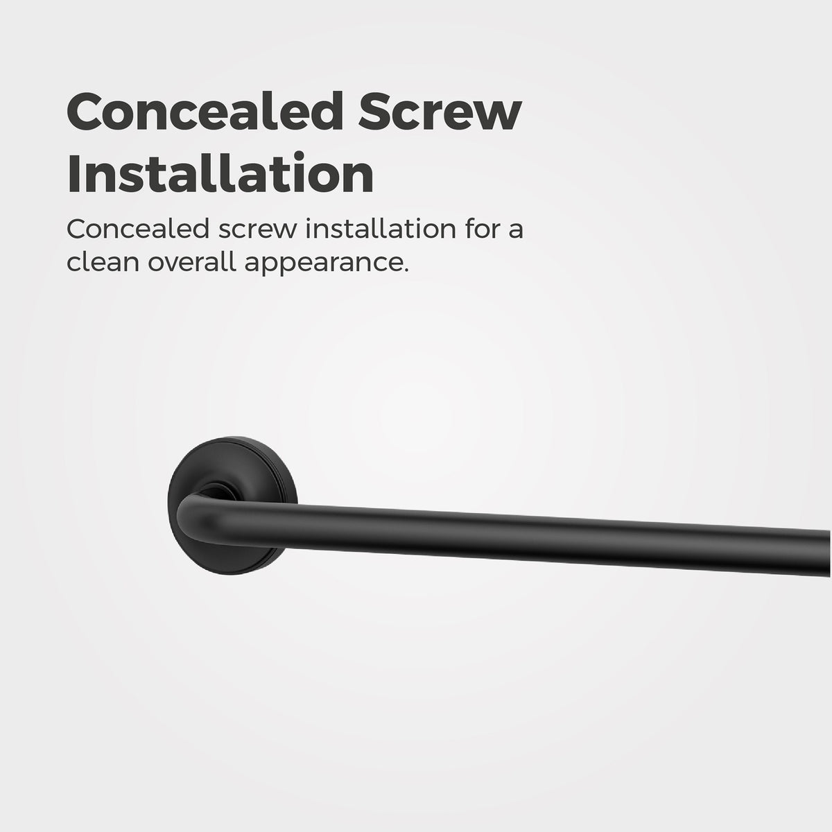 Pfister Tenet 18" Towel Bar in Matte Black - view 5