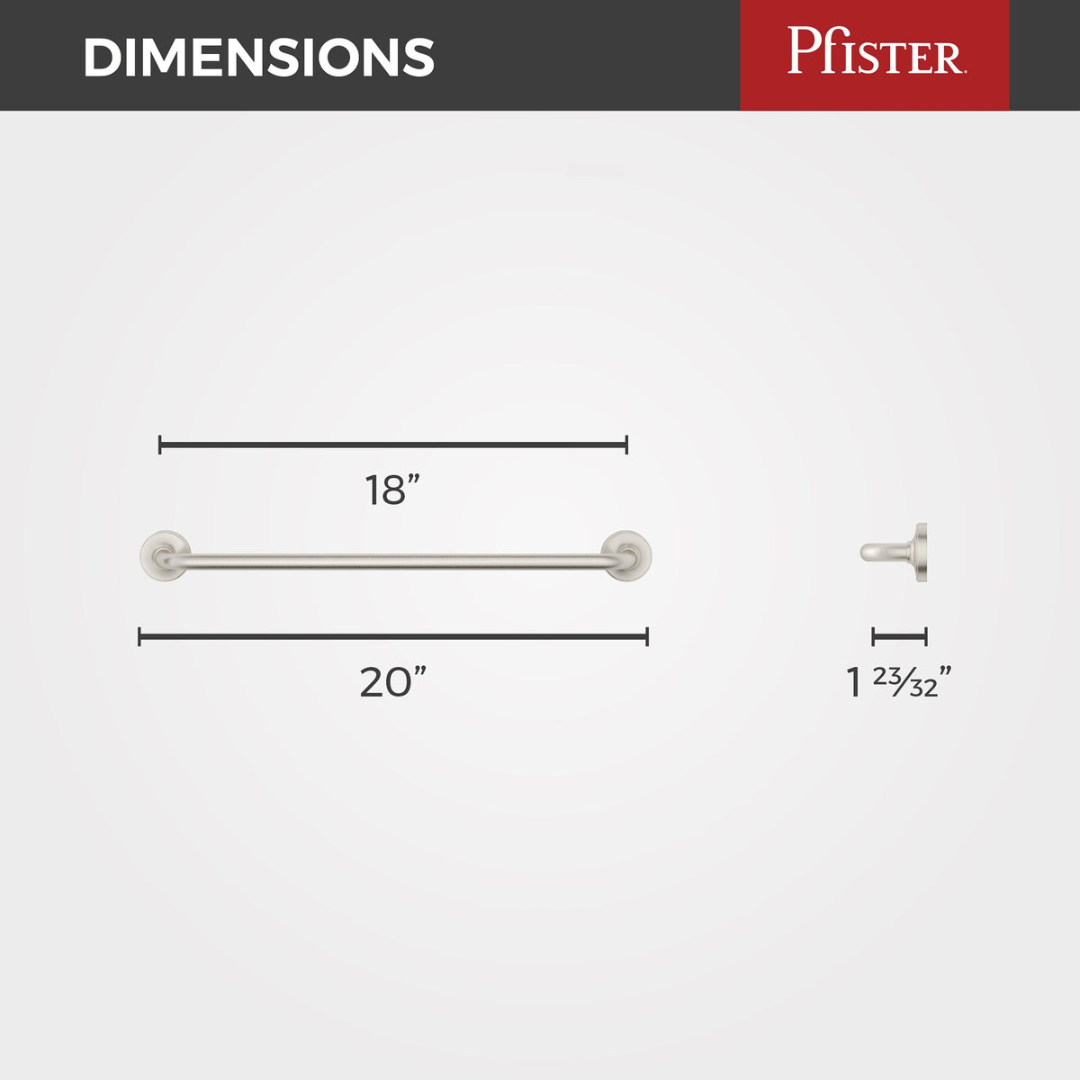 Pfister BTB-1TNTK Brushed Nickel - detail 1
