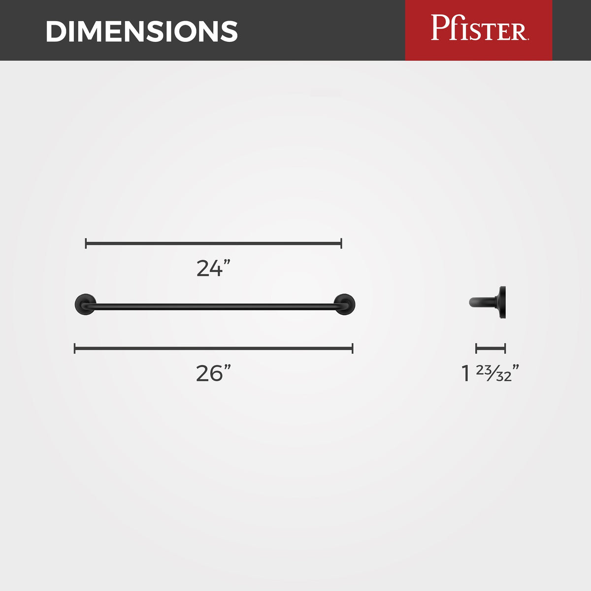 Pfister BTB-2TNTB Matte Black - detail 1