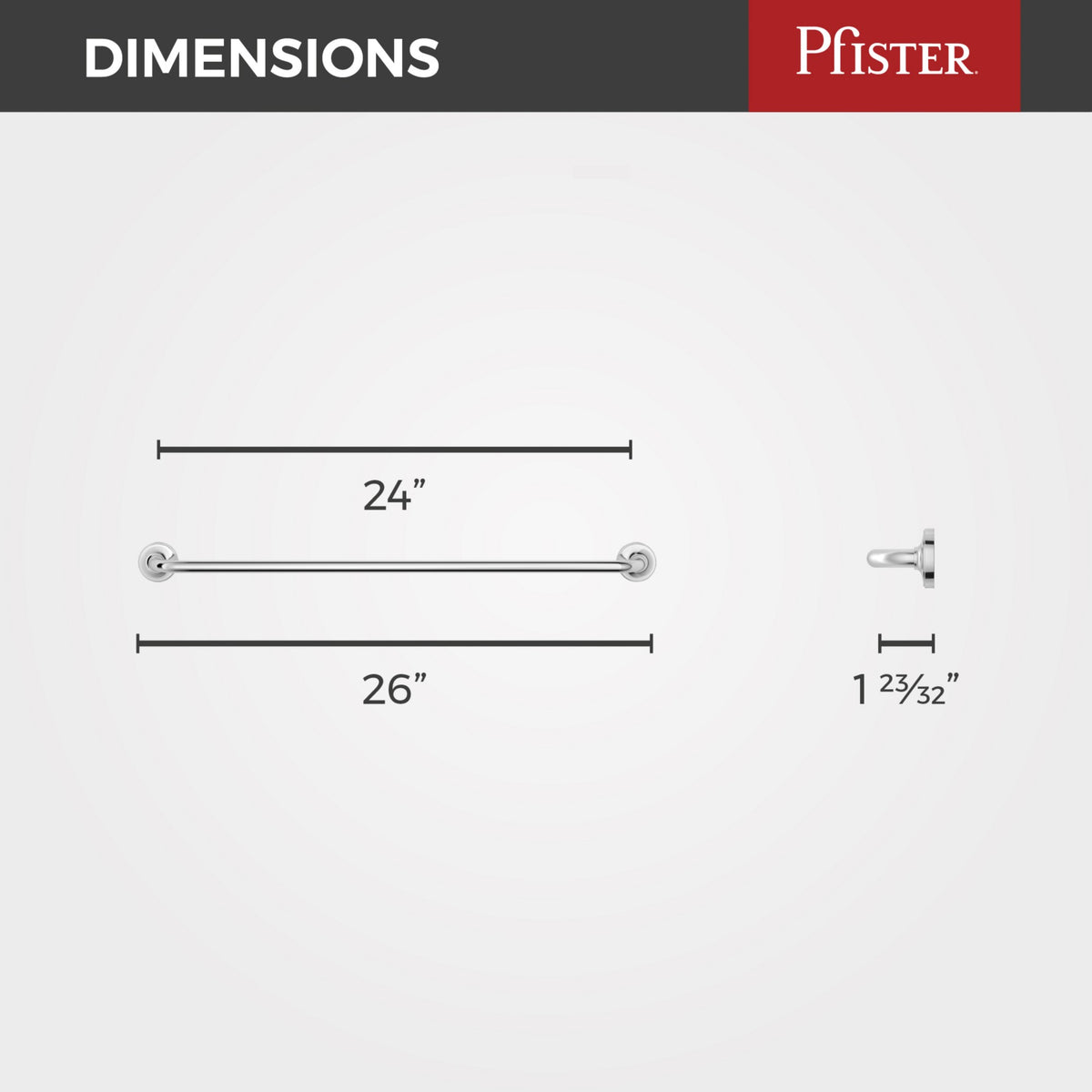 Pfister BTB-2TNTC Polished Chrome - detail 1