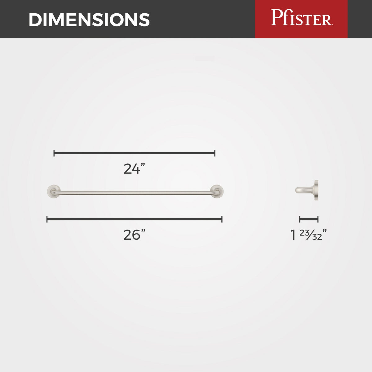 Pfister BTB-2TNTK Brushed Nickel - detail 1