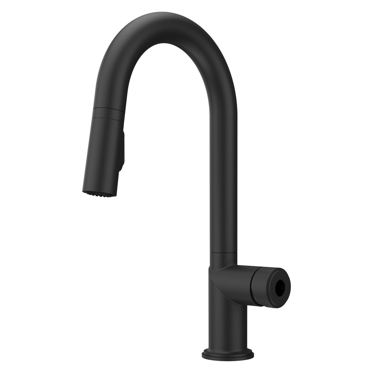 Pfister Tenet 1-Handle Pull-Down Bar & Prep Faucet in Spot Defense Matte Black