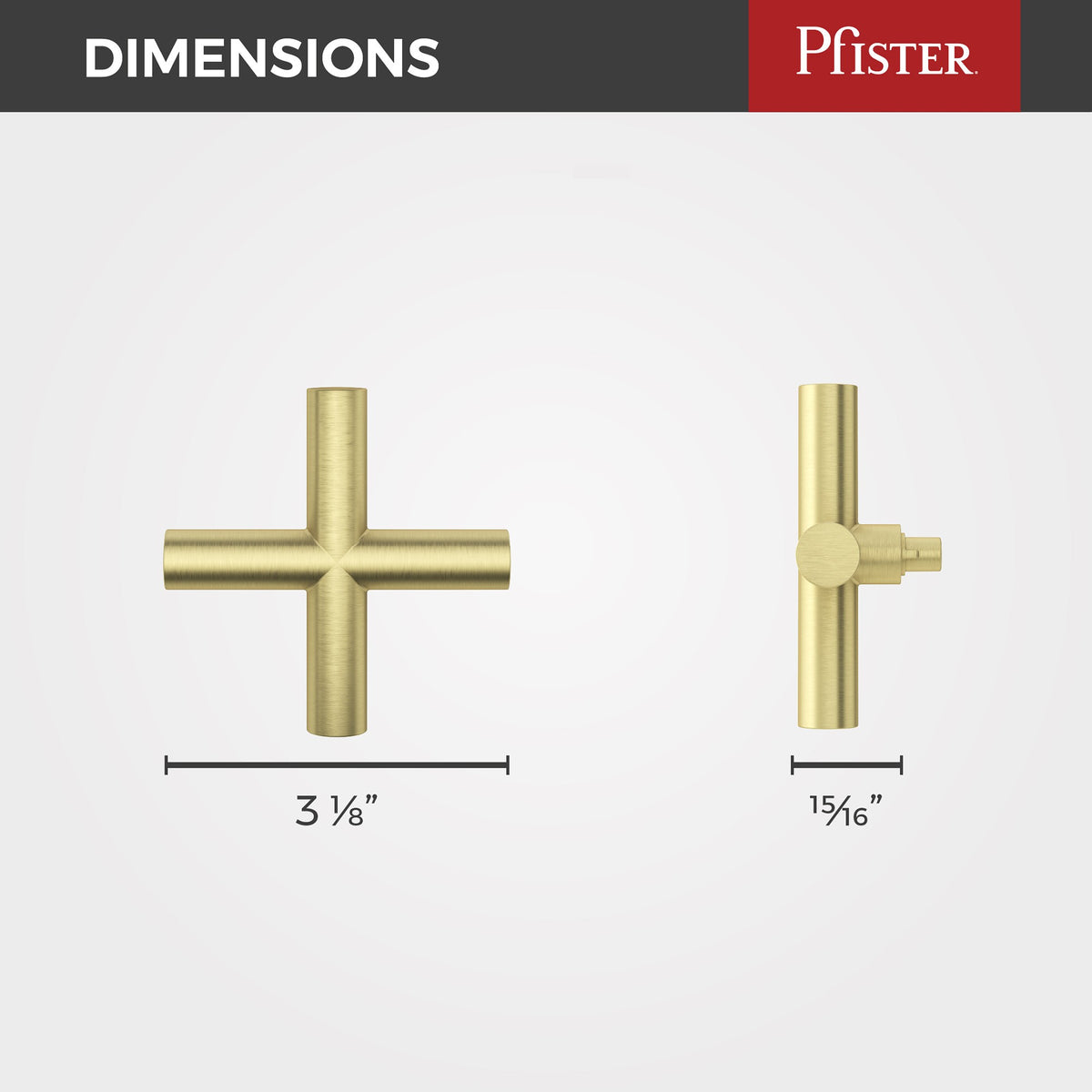 Pfister HHL-G16TNTBG Brushed Gold - detail 1