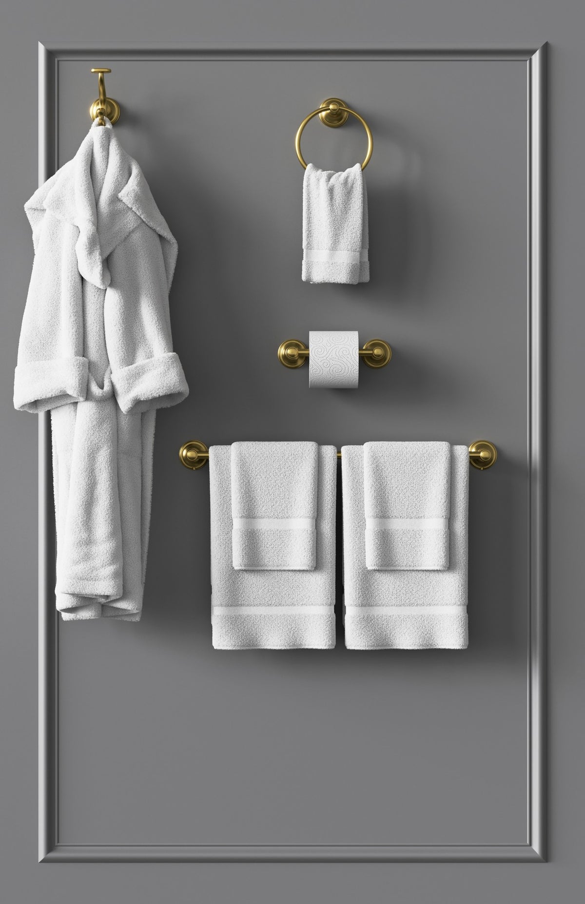 Pfister Tisbury 24" Towel Bar in Brushed Gold - view 2