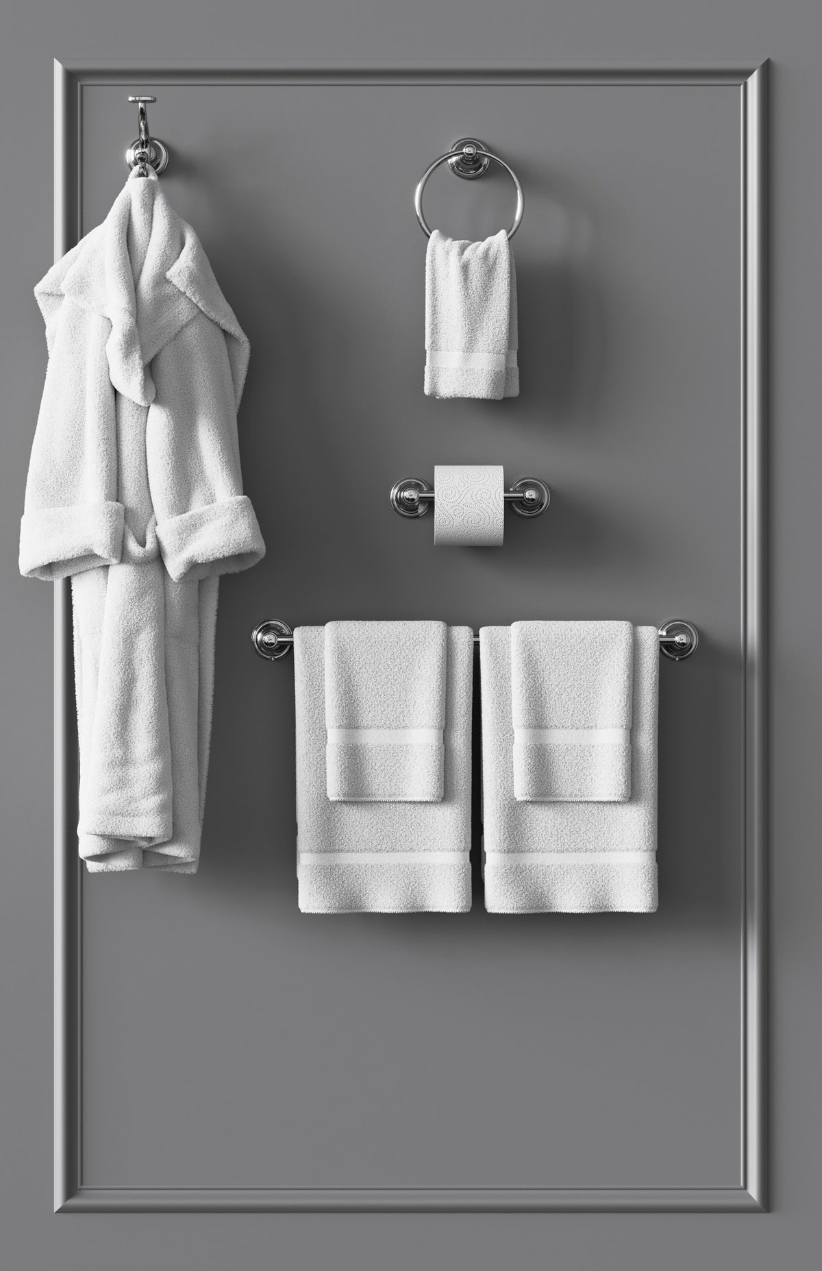 Pfister Tisbury 24" Towel Bar in Polished Chrome - view 2