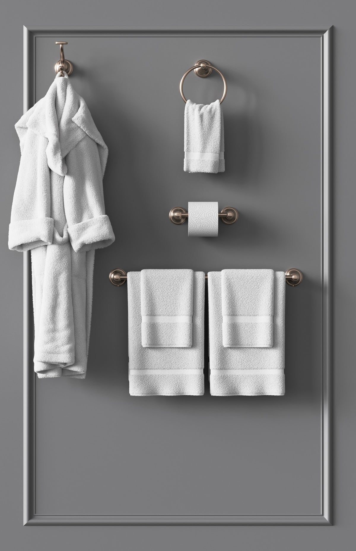 Pfister Tisbury 24" Towel Bar in Brushed Nickel - view 2