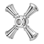Pfister Tisbury Cross Handle Kit HHL-016TB in Polished Chrome