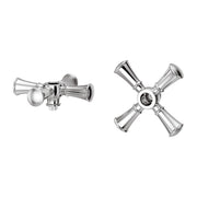 Pfister Tisbury Cross Handle Kit HHL-049TB in Polished Chrome